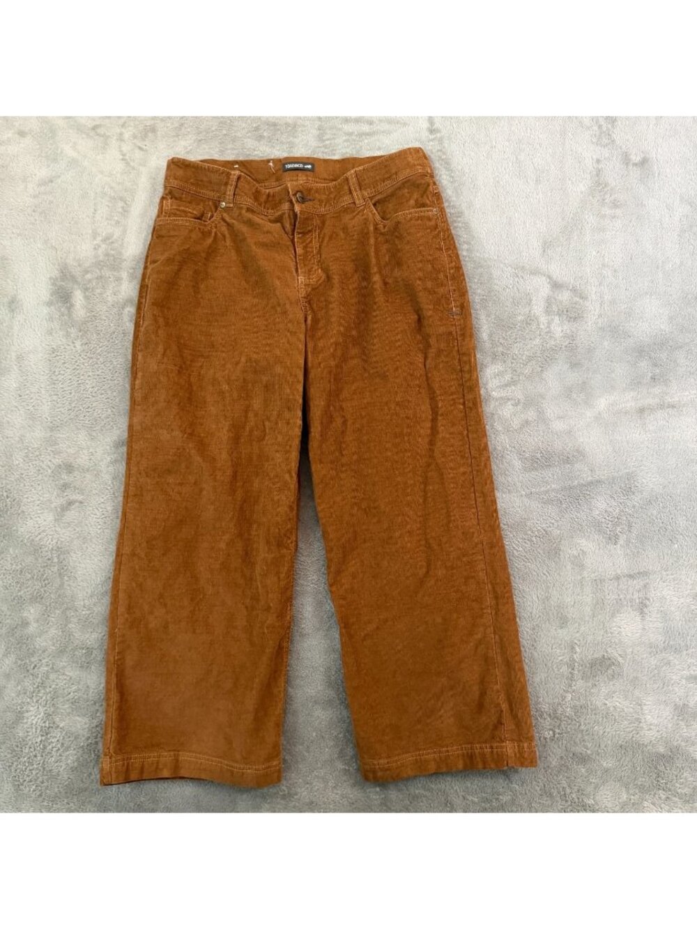 Toad & Co Karuna Cord Corduroy Wide Leg Pants Womens 10 Brown Tan